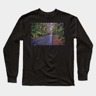 Road Through Autumn Long Sleeve T-Shirt